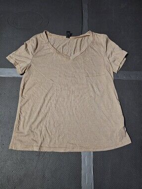 Tan Pocket Tee